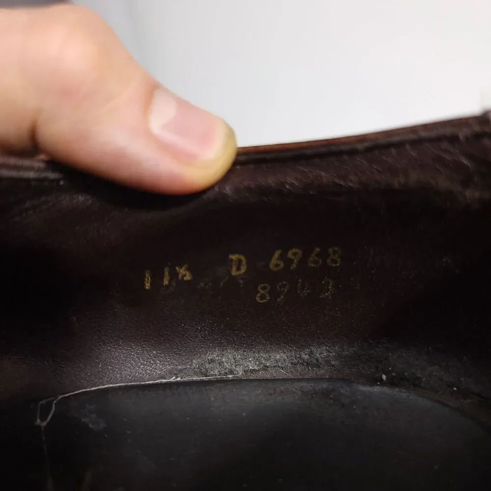Allen Edmonds Belmont Leather Split Toe Dress Shoes 11.5 Old Money Quiet Luxury